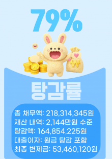 자영업 운영과 생활비 부담, 카드대출 증가로 채무가 감당되지 않아 개인회생을 진행